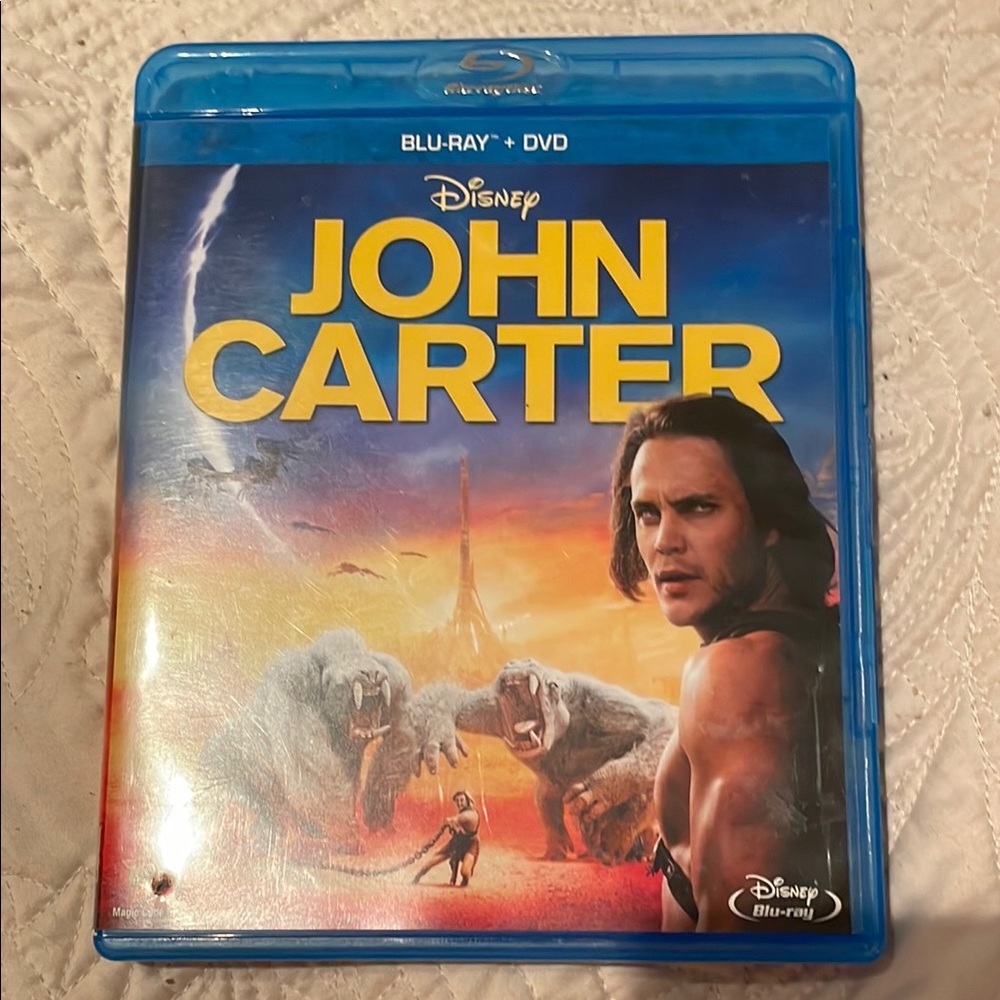 Disney John Carter Blu-ray + DVD with Vibrant Cover